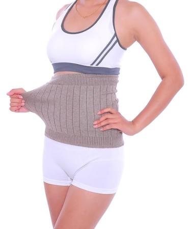 Soft Warm Knit Compression Back Brace & Waist Support Belt