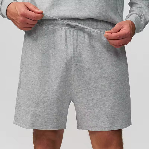Men's classic athletic gym shorts with side pockets and drawstring