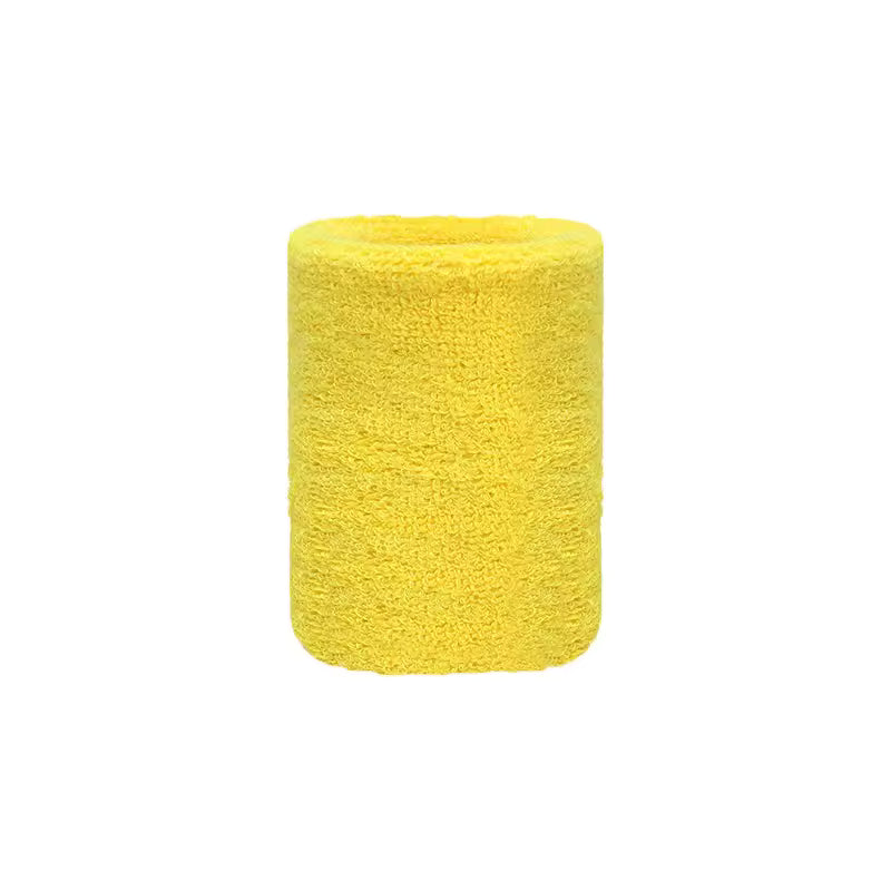 Sports wristbands in soft terry-cotton blend for tennis, padel, and gym