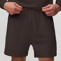 Men's classic athletic gym shorts with side pockets and drawstring