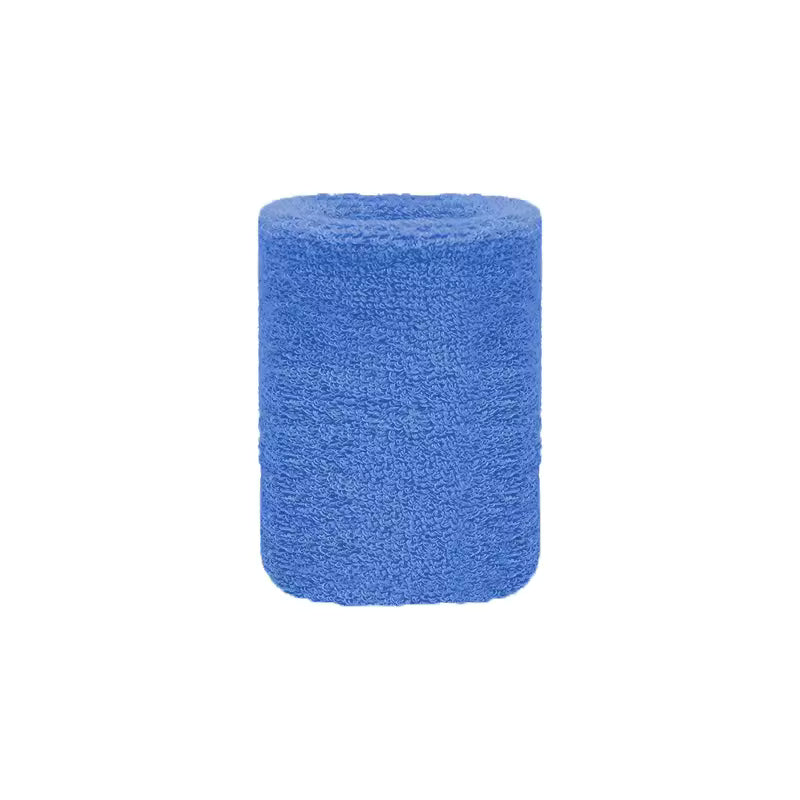 Sports wristbands in soft terry-cotton blend for tennis, padel, and gym