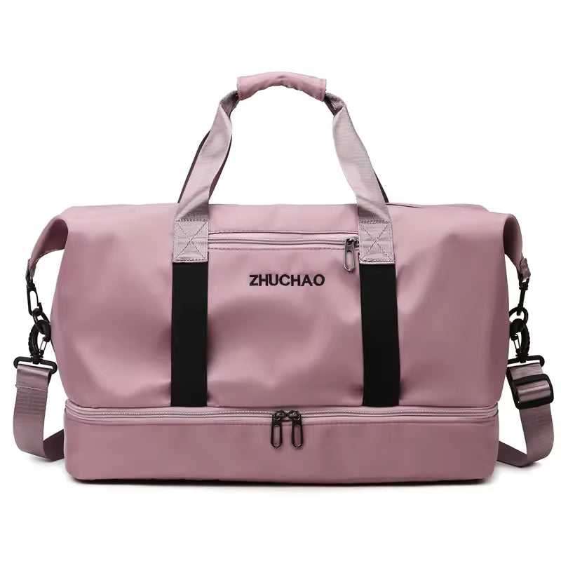 Women's Gym Bag with Yoga Mat Belt