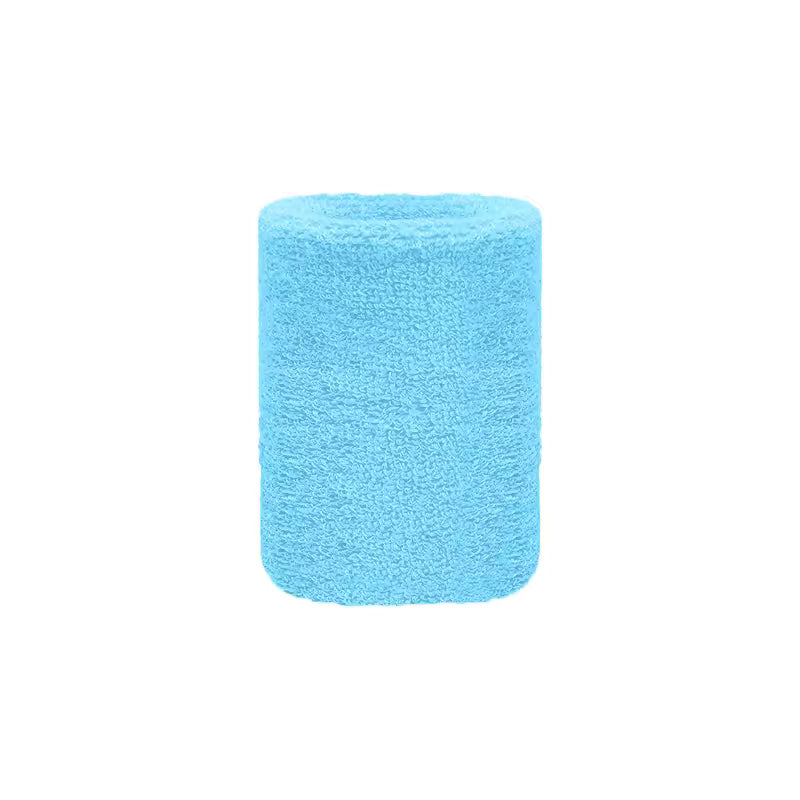 Sports wristbands in soft terry-cotton blend for tennis, padel, and gym