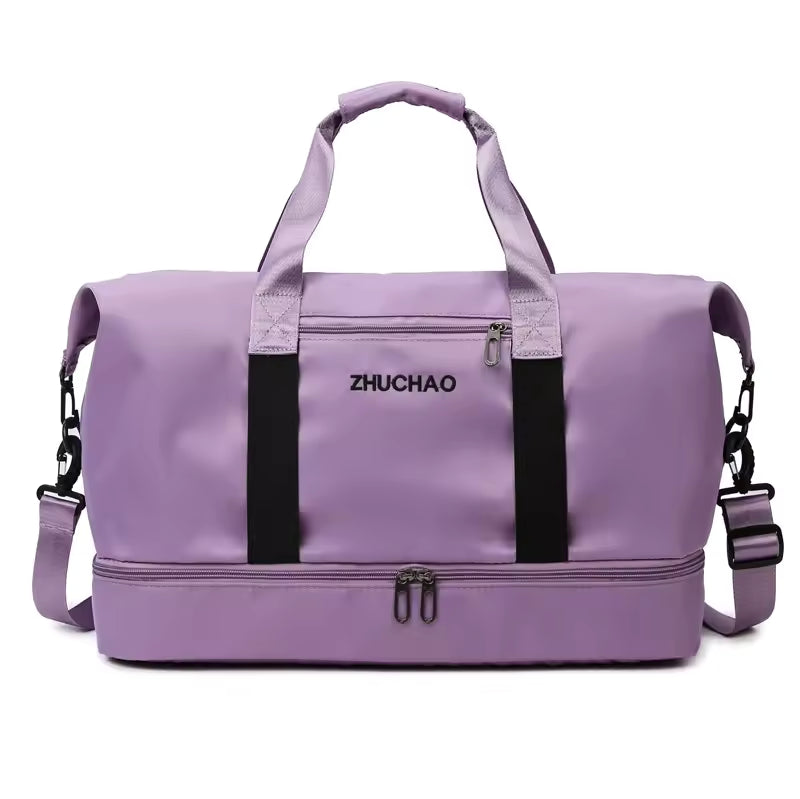 Women's Gym Bag with Yoga Mat Belt