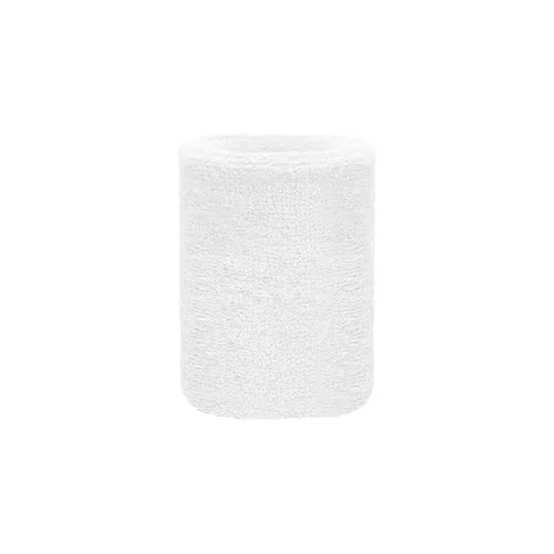 Sports wristbands in soft terry-cotton blend for tennis, padel, and gym