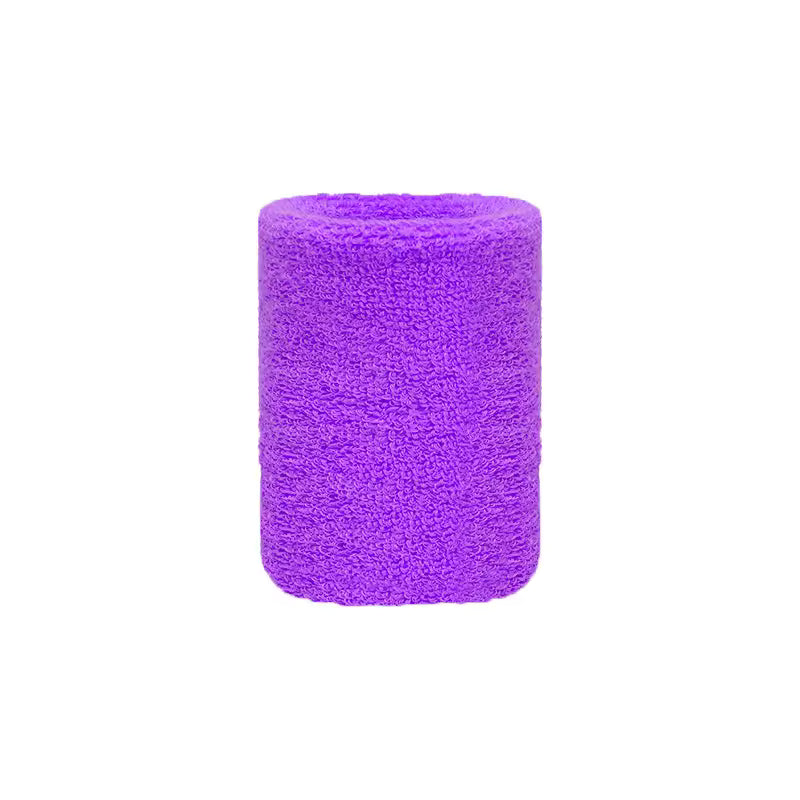 Sports wristbands in soft terry-cotton blend for tennis, padel, and gym