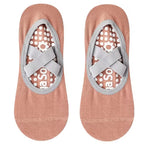 Women's non-slip grip socks for Pilates and yoga with silicone sole