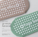 Women's non-slip grip socks for Pilates and yoga with silicone sole