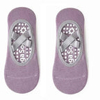 Women's non-slip grip socks for Pilates and yoga with silicone sole