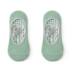 Women's non-slip grip socks for Pilates and yoga with silicone sole