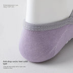 Women's non-slip grip socks for Pilates and yoga with silicone sole