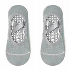 Women's non-slip grip socks for Pilates and yoga with silicone sole