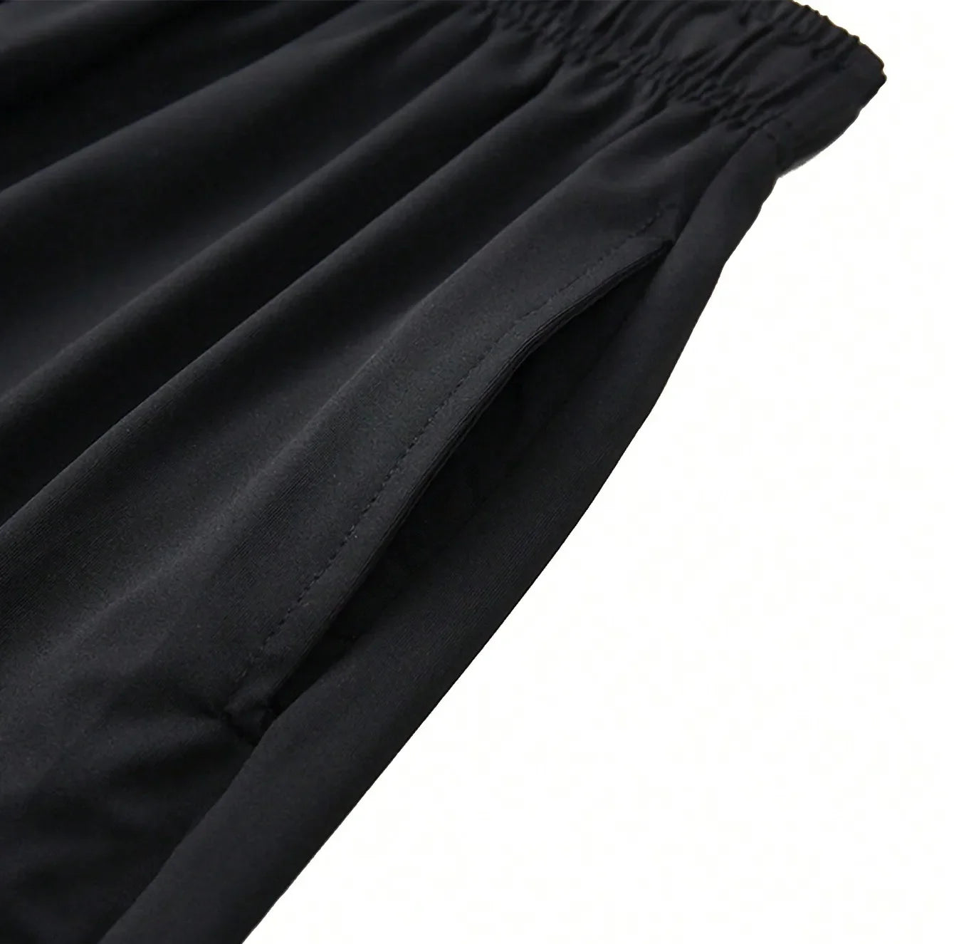 Men's 2-in-1 training pants with built-in compression liner and tapered ankle