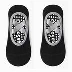Women's non-slip grip socks for Pilates and yoga with silicone sole