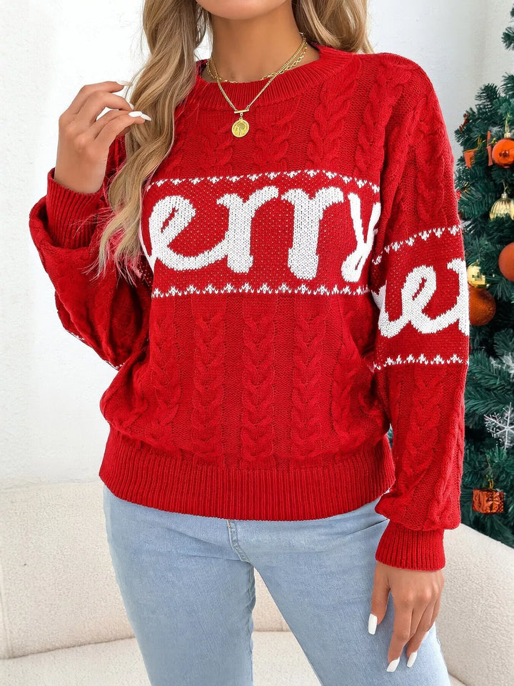 Merry Cable Knit Sweater